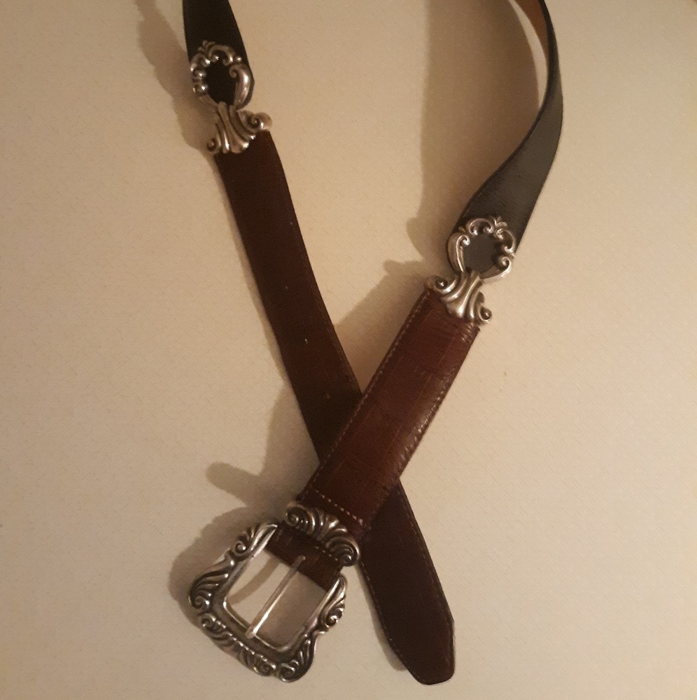 Brighton authentic M 24109 two tone vintage belt